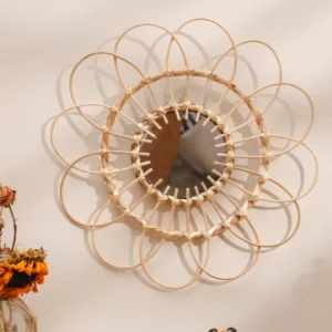 miroir bambou marguerite