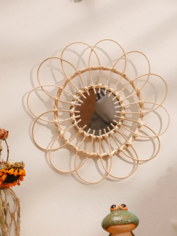 miroir bambou marguerite
