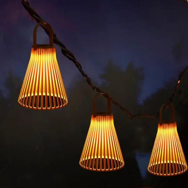 lanterne bambou solaire