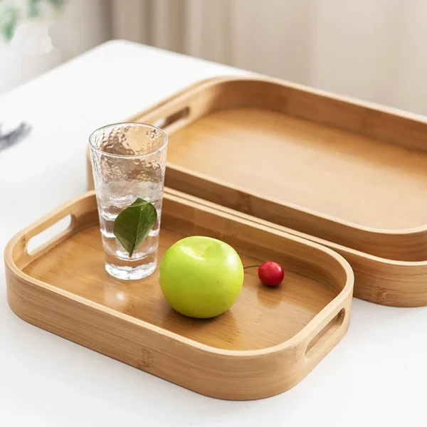 plateau bambou ovale