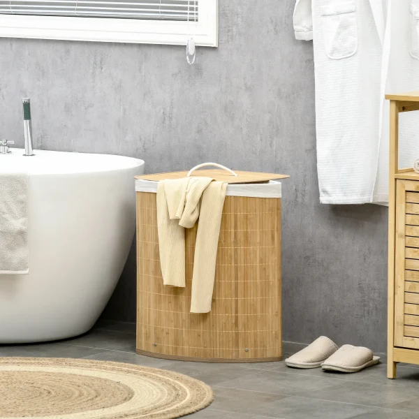 Solution rangement linge bambou
