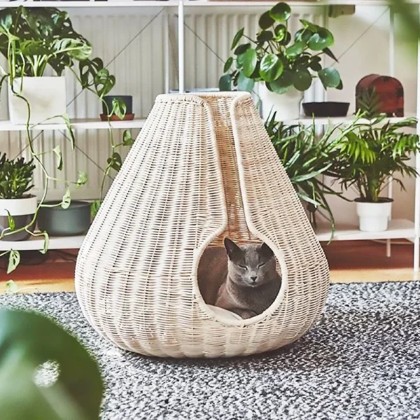 Panier pour Animal Domestique Rotin Tipi