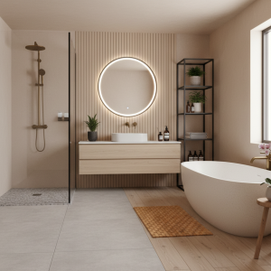 Tapis de bain Bambou