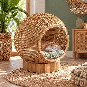 Panier pour Animal Domestique Bambou Cosmo