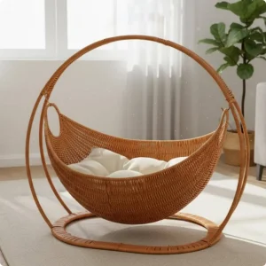 Panier pour Animal Domestique Rotin Hamac