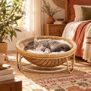 Panier pour Animal Domestique Bambou Nube